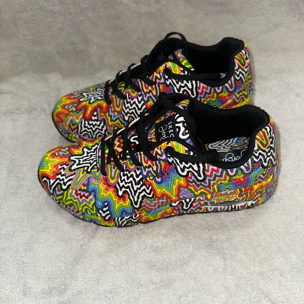 Skechers Street x Jen Stark: Uno-Infinite Drip Sneakers - Picture 6 of 7
